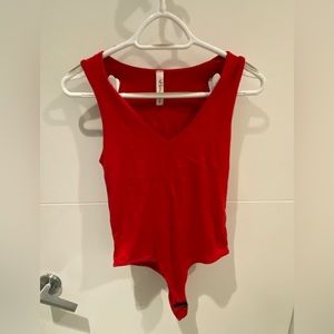 Tank top red bodysuit